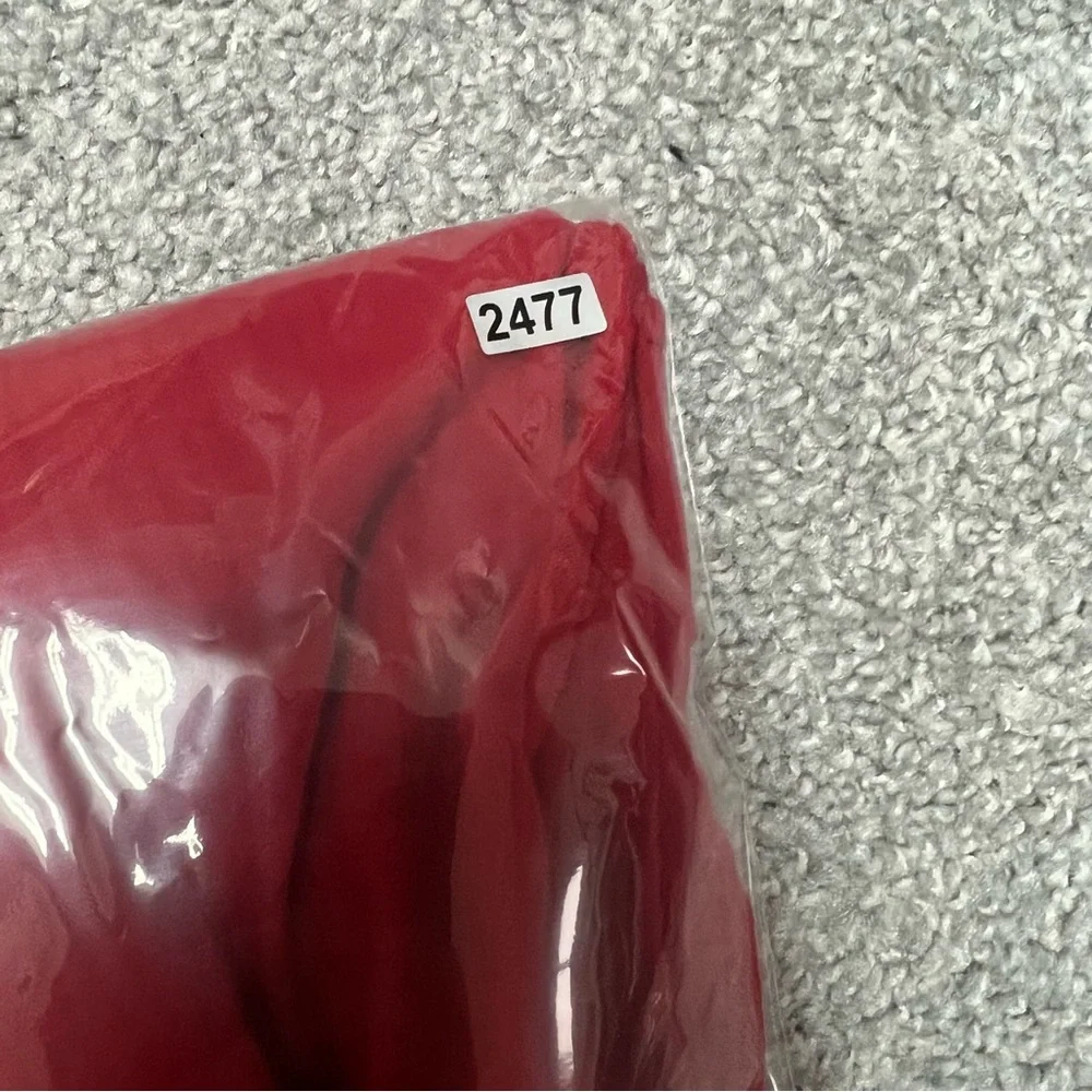 J Crew Relaxed Beach Pants Womens Large Red Airy Gauze BX630 Travel Cover Up NEW - Picture 11 of 11